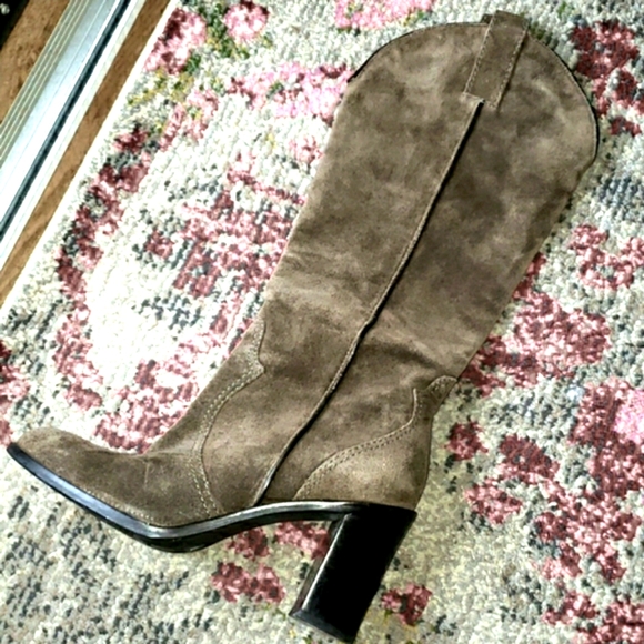 Franco Sarto Shoes - Franco Sarto Loden green suede boots 7.5m